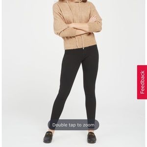 Spanx Jean-ish ankle Leggings in black. Size 1X.